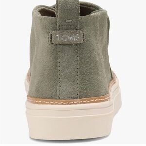 TOMS Olive Suede High-Top Sneakers